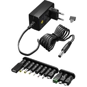 Goobay 64569 Universal-Netzteil (3 V - 12 V, max. 18 W / 1,5 A) VPE Brown Box with Label Mindestbestellmenge 1
