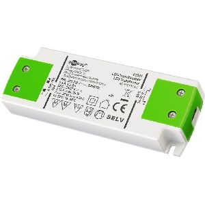 Goobay 65584 LED-Konstantstrom-Trafo 350 mA, 20 W VPE Retail Box Mindestbestellmenge 1