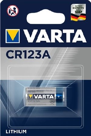 Varta 48154 CR123A (6205) Batterie, 1 Stk. im Blister VPE Retail Blister Mindestbestellmenge 1