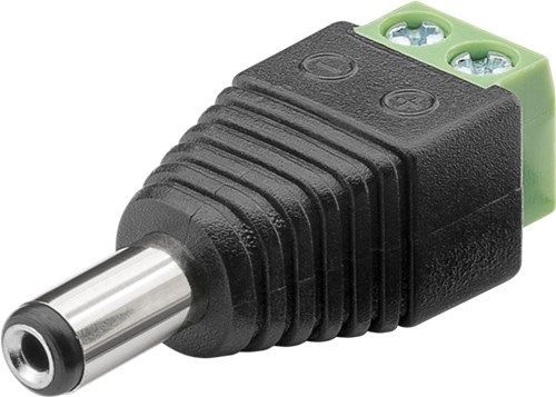 Goobay 76747 Terminal Block 2-pin > DC-Stecker (5,50 x 2,10 mm) VPE Bulk Mindestbestellmenge 10