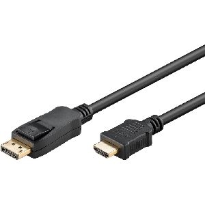 Goobay 64800 DisplayPort™ Verbindungskabel 1.4 Kabellänge: 5 m VPE Cable Tag Mindestbestellmenge 1