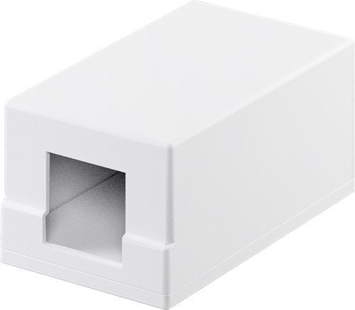 Goobay 79355 Keystone-Leergehäuse 1-port VPE Bulk Mindestbestellmenge 1