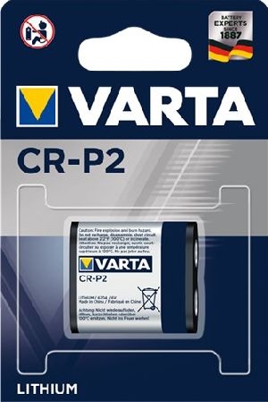 Varta 48156 CR P2 (6204) Batterie, 1 Stk. im Blister VPE Retail Blister Mindestbestellmenge 1