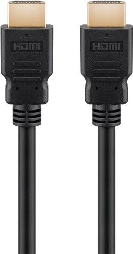 Goobay 41084 Ultra High-Speed HDMI™-Kabel mit Ethernet (8K@60Hz) Kabellänge: 2 m VPE Cable Tag Mindestbestellmenge 1