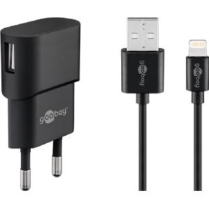 Goobay 45294 Apple Lightning Ladeset (5 W) VPE Retail Polybag Mindestbestellmenge 1