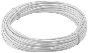 Goobay 55046 Kupferlitze isoliert, 10 m, weiß VPE Cable Tag Mindestbestellmenge 1