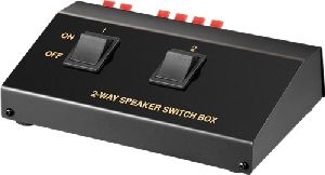 Goobay 60928 Lautsprecher-Umschaltbox VPE Bulk Mindestbestellmenge 1