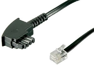 Goobay 68536 Telefonkabel (Universal Pinout), schwarz Kabellänge: 6 m