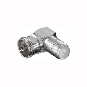 Goobay 12237 Winkeladapter: F-Buchse > Koax-Buchse 90° VPE Bulk Mindestbestellmenge 10