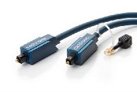 Clicktronic 70365 Casual Opto-Kabel-Set, 0.5 m - optisches Digitalkabel für Audiodaten inkl. 3,5 mm Adapter