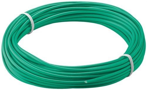 Goobay 55042 Kupferlitze isoliert, 10 m, grün VPE Cable Tag Mindestbestellmenge 1