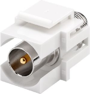 Goobay 79938 Keystone-Modul SAT/Antenne, bündige Montage VPE Bulk Mindestbestellmenge 1