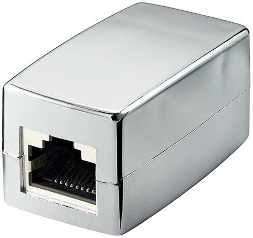 Goobay 68161 RJ45 Crossover-Modularkupplung, CAT 5e VPE Bulk Mindestbestellmenge 1