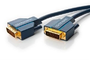 Clicktronic 70334 DVI-Kabel Kabellänge: 5 m