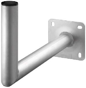 Goobay 67302 Aluminium Sat-Schüssel-Wandhalterung, 450 mm Wandabstand Wandabstand: 450 mm