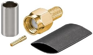 Goobay 51697 RP-SMA-Crimpstecker VPE Bulk Mindestbestellmenge 1