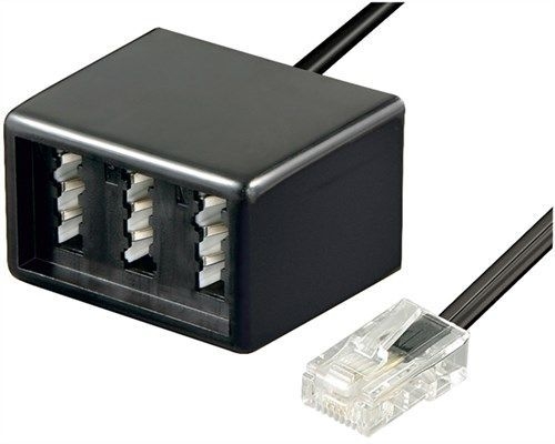 Goobay 68024 TAE Telefon-Adapter-Stecker VPE Bulk Mindestbestellmenge 10