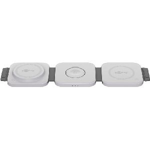 Goobay 65312 Kabelloses 3in1-Ladegerät, faltbar, 15 W VPE Retail Box Mindestbestellmenge 1
