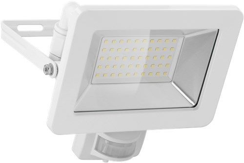 Goobay 53884 LED-Außenstrahler, 50 W, mit Bewegungsmelder VPE Retail Box Mindestbestellmenge 1
