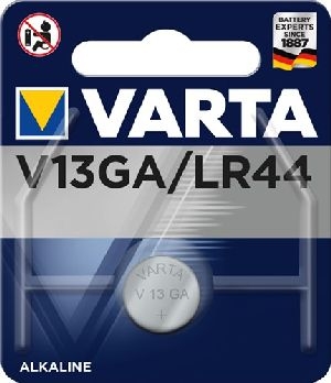 Varta 48045 LR44 (V13GA) Batterie, 1 Stk. im Blister VPE Retail Blister Mindestbestellmenge 10
