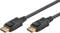 Goobay 49973 Series 1.4 DisplayPort™ Verbindungskabel 1.4, 5 m, Schwarz - DisplayPort™-Stecker > Dis