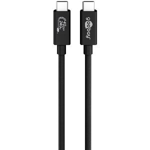 Goobay 61716 Sync & Charge USB-C™-Kabel, USB4™ Gen 3x2, 240 W, 0,7 m