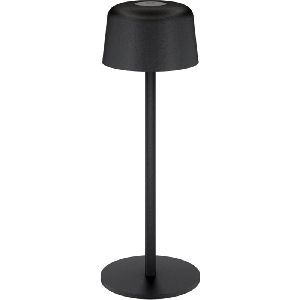Goobay 77675 Kabellose LED-Tischleuchte, Größe S, 25 cm, schwarz VPE Retail Box Mindestbestellmenge 1