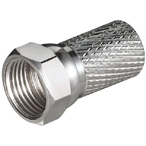 Goobay 63466 Aufdreh-F-Stecker 7,0 mm VPE Retail Blister Mindestbestellmenge 1