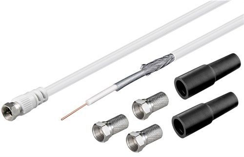 Goobay 51625 100 dB Koax-Antennenkabel-Set VPE Retail Box Mindestbestellmenge 1