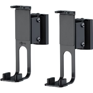 Goobay 70829 Lautsprecher-Wandhalterung One Sound Flex, schwarz