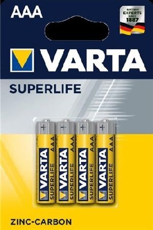 Varta 45182 R03/AAA (Micro) (2003) Batterie, 4 Stk. im Blister VPE Retail Blister Mindestbestellmenge 1