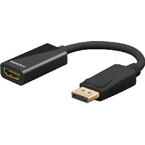 Goobay 75270 DisplayPort™ auf HDMI™-Adapterkabel, vergoldet 8K/60Hz