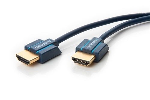 Clicktronic 70703 Ultra-Slim High-Speed-HDMI™-Kabel mit Ethernet VPE Retail Box Mindestbestellmenge 1