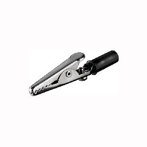 Goobay 11412 Krokodilklemme mit Schraube Farbversion: Schwarz VPE Bulk Mindestbestellmenge 10