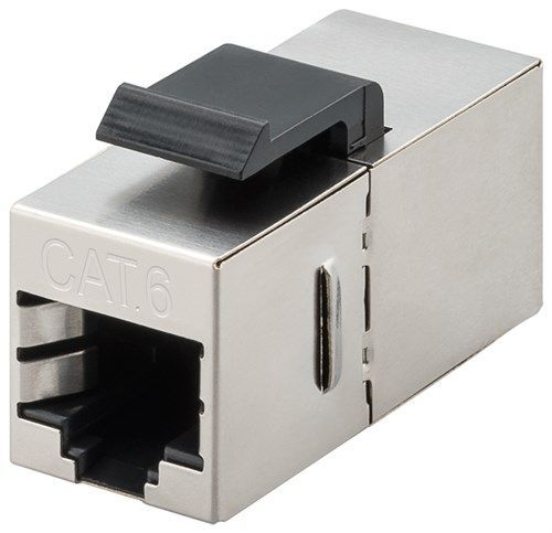 Goobay 96100 Keystone-Modul RJ45-Kupplung CAT 6, STP VPE Bulk Mindestbestellmenge 1