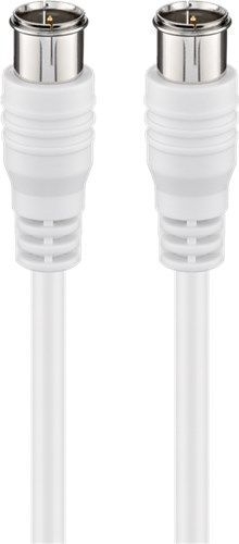 Goobay 50747 F-Quick SAT-Anschlusskabel (80 dB), doppelt geschirmt VPE Bulk Mindestbestellmenge 1