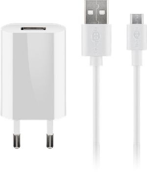 Goobay 44983 Micro-USB-Ladeset (5 W) VPE Retail Polybag Mindestbestellmenge 1