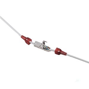 Goobay 79577 Werkzeugloser Kabelverbinder "Slim" CAT 6, STP geschirmt