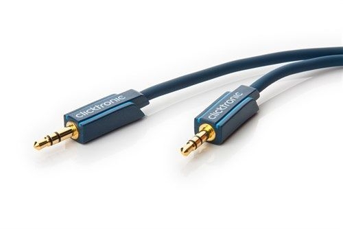 Clicktronic 70476 3,5-mm-AUX-Kabel, stereo VPE Retail Box Mindestbestellmenge 1