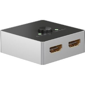 Goobay 58486 Manuelle HDMI™-Umschaltbox 2 auf 1 (4K @ 60 Hz)