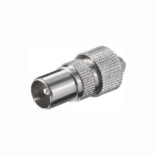 Goobay 11479 Koax-Stecker mit Schraubbefestigung VPE Bulk Mindestbestellmenge 10