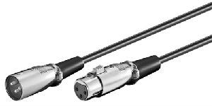 Goobay 50705 XLR-Anschlusskabel Kabellänge: 2 m