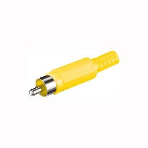 Goobay 11602 Cinch-Stecker Farbversion: Gelb