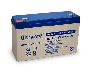Ultracell 48322 Bleiakku 6 V, 12 Ah (UL12-6) VPE Bulk Mindestbestellmenge 1