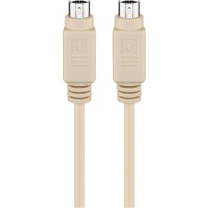 Goobay 50557 PS/2 Tastatur-/Maus-Kabel VPE Bulk Mindestbestellmenge 1