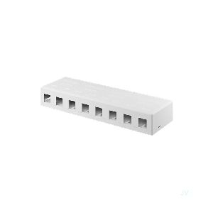 Goobay 79426 Keystone-Leergehäuse 8-port VPE Bulk Mindestbestellmenge 1