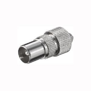 Goobay 11479 Koax-Stecker mit Schraubbefestigung VPE Bulk Mindestbestellmenge 10