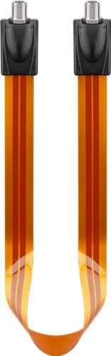 Goobay 67246 SAT-Fensterdurchführung, extrem flach (0,3 mm) Kabellänge: 0.5 m