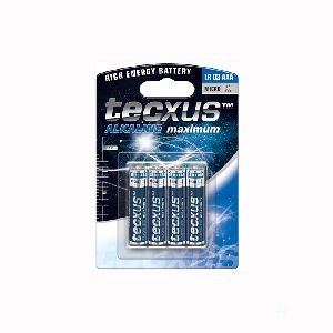 Tecxus 23631 LR03/AAA (Micro) Batterie, 4 Stk. im Blister VPE Retail Box Mindestbestellmenge 1