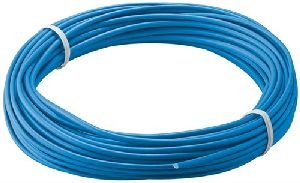 Goobay 55039 Kupferlitze isoliert, 10 m, blau, Blau - einadriges Kupferkabel, mehrdrähtig (18x 0,1 m